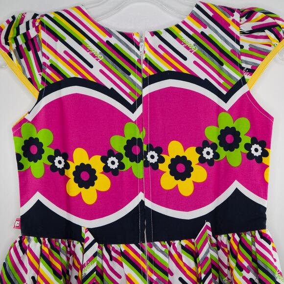 BARBIE Dress Girl's Size 10/12 Shrawanti Colorful Abstract Floral - Picture 7 of 10